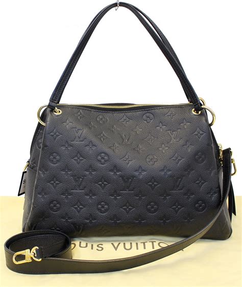 louis vuitton black leather bucket bag